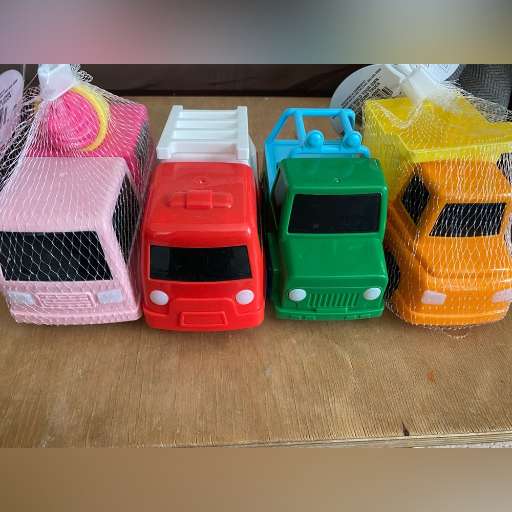 Target Bullseye Build Your Own Light Up Trucks. Set of 4
